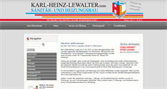 Desktop Screenshot of lewalter-weinbach.de