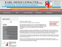 Tablet Screenshot of lewalter-weinbach.de
